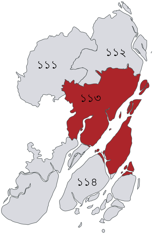 পটুয়াখালী-৩ নির্বাচনী এলাকার মানচিত্র